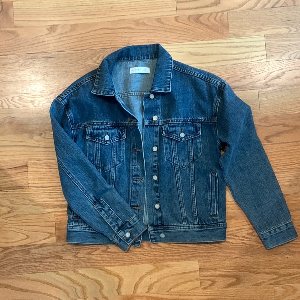 Oversized denim jacket size 6 jean jacket